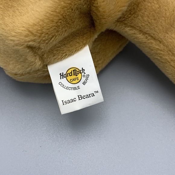 Hard Rock Cafe Honolulu Isaac Beara 1st in series Plush Brown Beanie Bear - Picture 7 of 8